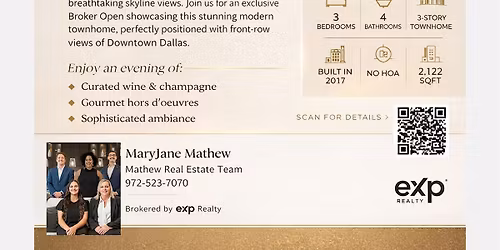 Exclusive Broker\u2019s Open Set High Above the City