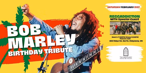 An evening with Reggaddiction - A tribute to Bob Marley