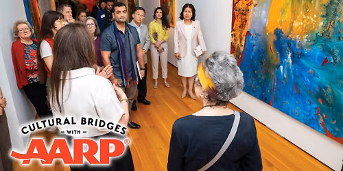 Cultural Bridges With AARP: 'Vian Sora: Outerworlds' Exhibition and Abstract Painting Workshop