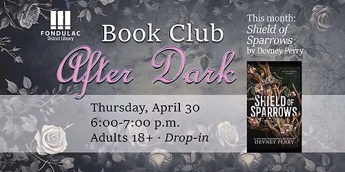 Book Club After Dark: Shield of Sparrows