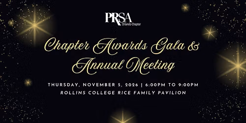 2026 PRSA Orlando Chapter Awards Gala & Annual Meeting