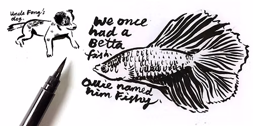 Brush Pen Ink Drawing Course by Andrew Tan