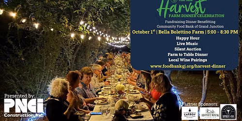 Harvest Farm Dinner Celebration