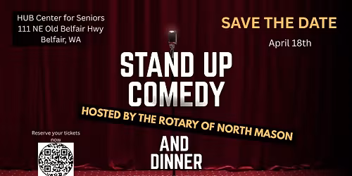 Comedy and Dinner Show hosted by North Mason Rotary