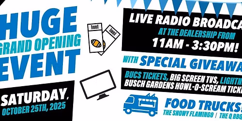Huge Grand Opening Event