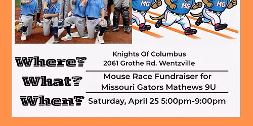 Gators Mathews 1st Annual mouse races
