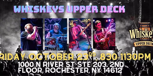 48 Hours @ Whiskeys Upper Deck, Friday Oct 23rd, 830-1130pm!