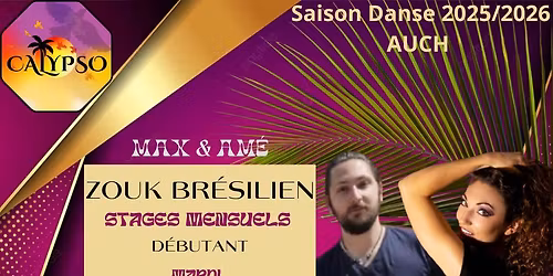 \ud83c\udf38Stages ZOUK BR\u00c9SILIEN\ud83c\udf38 Max & Am\u00e9