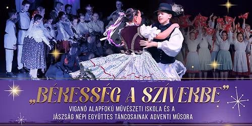 "B\u00c9KESS\u00c9G A SZ\u00cdVEKBE" - A Vigan\u00f3 AMI \u00e9s a J\u00e1szs\u00e1g N\u00e9pi Egy\u00fcttes adveni m\u0171sora - DUPLA EL\u0150AD\u00c1S!