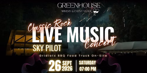 Sky Pilot Live at Greenhouse Winery