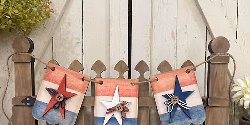 A Year of D\u00e9cor Banners - Patriotic Stars