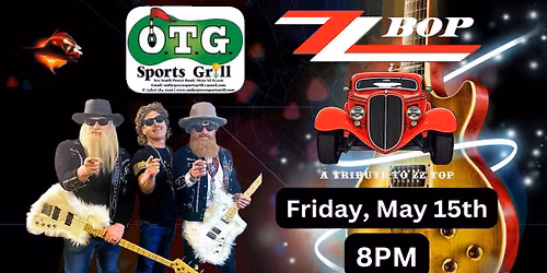 ZZ BOP Rides to On The Green Sports Grill