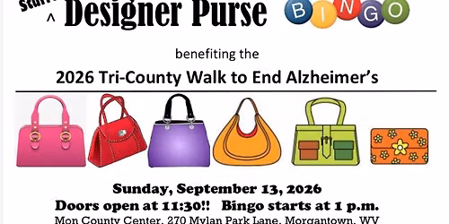 6th Annual Stuffed Designer Purse Bingo