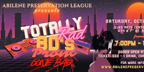 Totally Rad 80s Prom - Murder Mystery