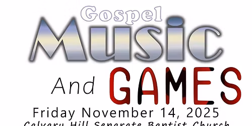 Music and game night fundraiser 
