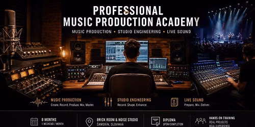 Music Pruduction\/Live Sound and Studio Engineering at BrickRoom and Noise Studio Samorin\/SK OPEN DAY