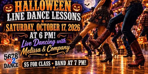 Line Dance Lessons - American Legion Post 370 - 6:00 pm Before Melissa & Company Band at 7:00