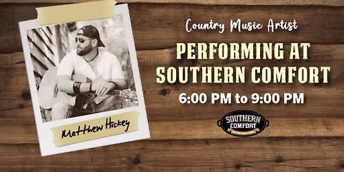 Matthew Hickey LIVE at Southern Comfort Kitchen in Westgate Smoky Mountain Resort & Water Park
