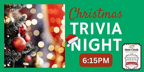 CHRISTMAS Trivia Night