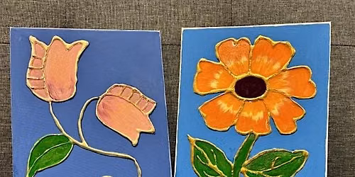 Hot Glue & High Gloss: Fun Floral Art