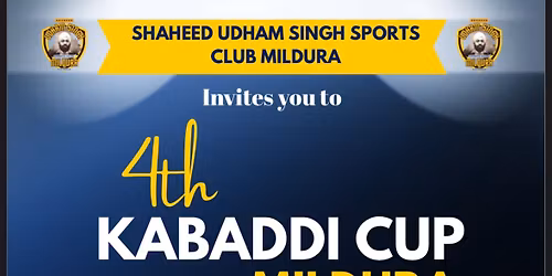 4th. Mildura Kabaddi Cup