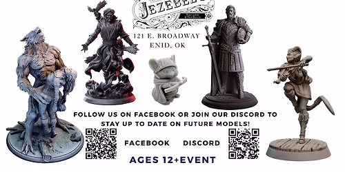 Paint & Sip Miniatures Night @ Jezebel's!