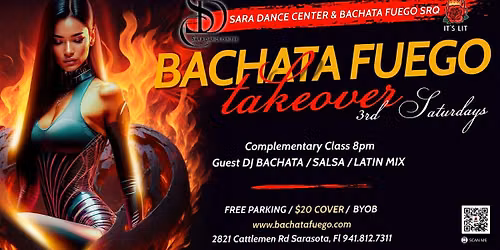 September 19th Bachata Fuego Takeover