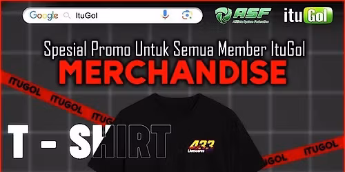 ITUGOL Merchandise Gratis T-shirt Premium Untuk Semua Member