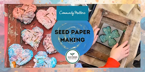 Seed paper making, Te Atat\u016b Peninsula Library, Friday 19 December, 12pm-2pm
