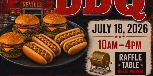 Neville Fire Dept. BBQ & Garage Sale