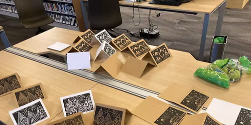 Holiday Card Block Printing Workshop