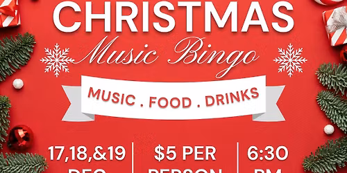 Christmas Music Bingo 
