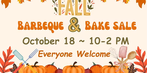 Fall Barbeque & Bake Sale