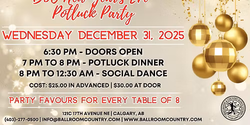 B&C New Year's Year Potluck Party 2025