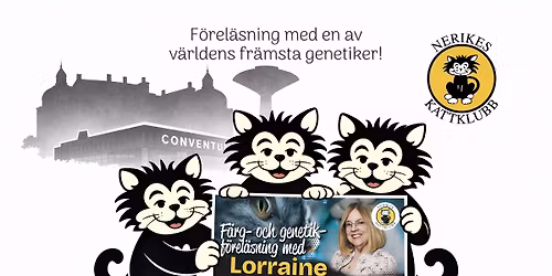 F\u00e4rg- och genetikf\u00f6rel\u00e4sning Lorraine Shelton USA - alla \u00e4r v\u00e4lkomna att anm\u00e4la oavsett medlemskap