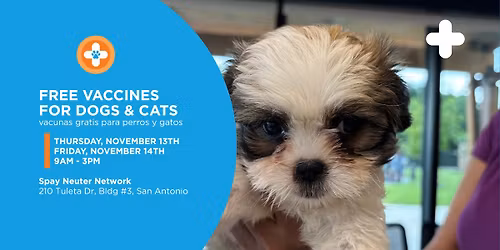 Free Rabies, FVRCP and Parvo\/Distemper Vaccine Clinic