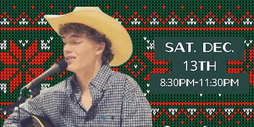 Lane O\u2019 Neal at Wimberley Christmas Bar \u2022 Last Stop on the Santa Crawl