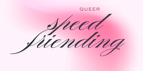 Queer speed friending in Safe space bookstore