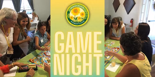 OBWC Monthly Game Night - July