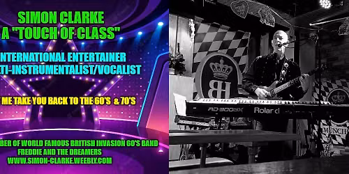 BACK BY POPULAR DEMAND! APPEARING LIVE AT THE MARTON INSTITUTE BLACKPOOL