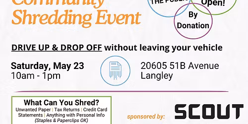 Community Shredding Event: Drop-Off