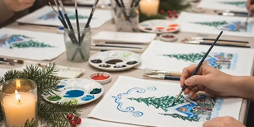 Hand-Painted Holiday Kitchen Towel Workshop