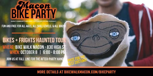 Macon Bike Party: Bikes + Frights Haunted Tour