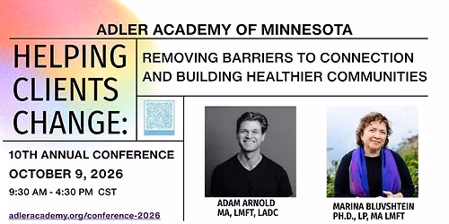 10th Annual Adler Academy of Minnesota Conference