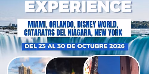 Am\u00e9rica Experience Miami, New York, Orlando, Cataratas del Niagara