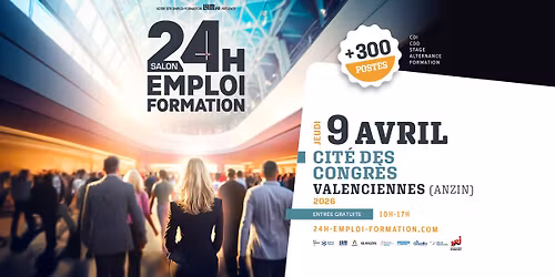 24h pour l'Emploi et la Formation - Valenciennes 2026