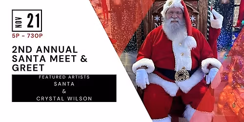 GALLERY NIGHT ~ Free Santa Pictures and Local Artist 5 pm - 7:30 pm