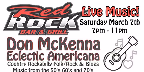 Red Rock Bar & Grill Don McKenna Eclectic Americana