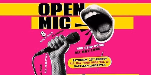 Open Mic All Dayer