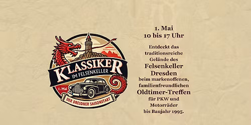 Klassiker im Felsenkeller - Der Dresdner Oldtimer-Saisonstart